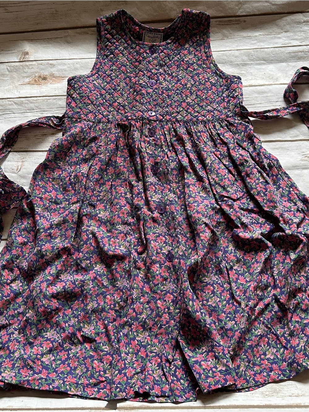 Cornelloki purple floral dress vguc 3/4